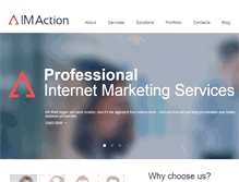 Tablet Screenshot of im-action.com